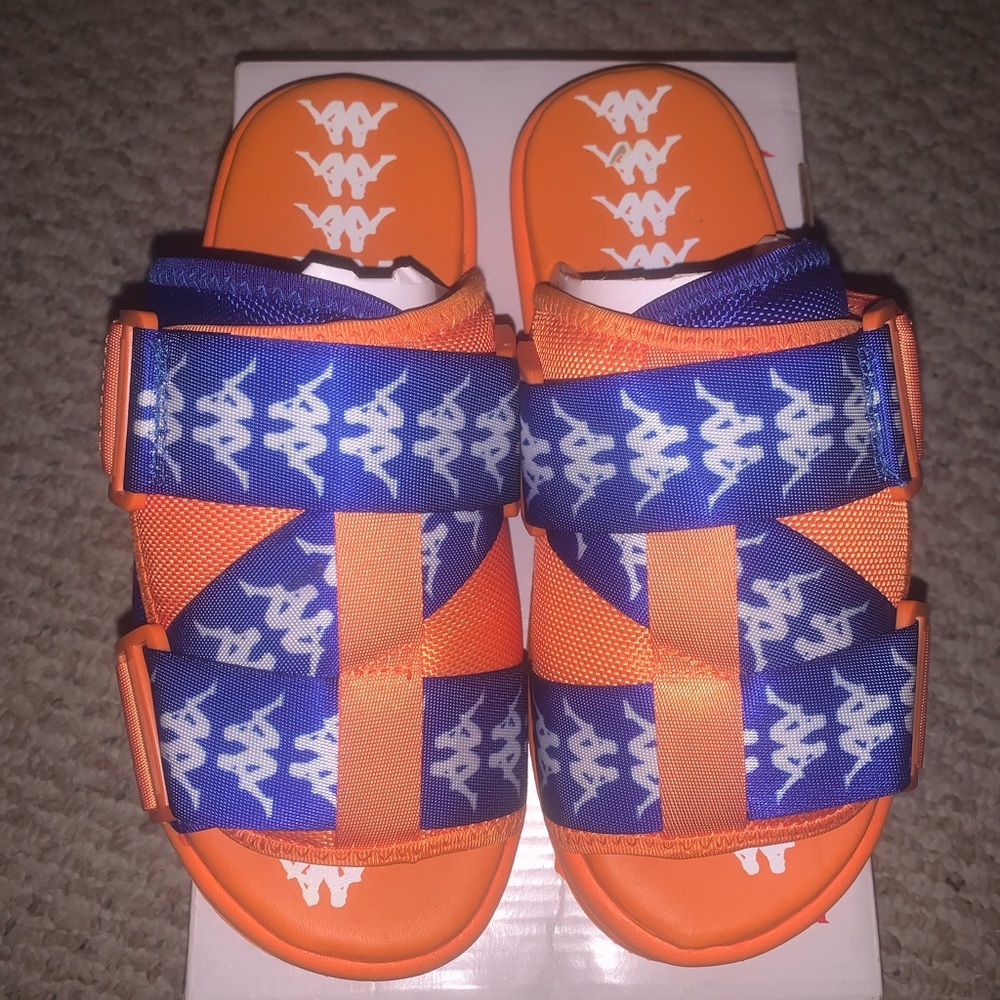 Kappa Kids' Orange and Blue Sandals